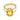 GOLD RING WITH CRYSTAL