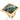 GOLD RING WITH CRYSTAL AND ZIRCONIA