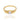 GOLD RING WITH ZIRCONIA