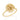 GOLD RING WITH ZIRCONIA