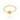 GOLD KID'S RING WITH ZIRCONIA