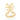 GOLD RING WITH ZIRCONIA