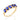 GOLD RING WITH CRYSTAL