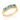 GOLD RING WITH CRYSTAL