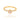 GOLD RING WITH ZIRCONIA