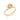 GOLD RING WITH CRYSTAL AND ZIRCONIA