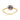 GOLD RING WITH ZIRCONIA