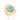 GOLD MAXI STONE RING