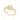 GOLD LUCID DREAMS RING IN WHITE