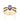 GOLD NIGHT RING IN GREEN