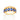 GOLD ELEGANT NIGHT RING IN BLUE