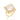 GOLD SQUARE STONE MAXI RING IN WHITE