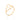 GOLD HOLLOW ORIGIN HEART SKINNY RING