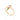 GOLD GEOMETRY OF TIME SKINNY RING