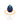 GOLD AZURE THRONE SOLITAIRE RING