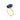 GOLD AZURE THRONE SOLITAIRE RING