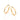 GOLD EARRING HOOP SHAPE