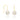 GOLD PLATED EARRING WITH PEARL