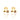 GOLD KID'S EARRING WITH CRYSTAL