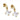 GOLD EARRING WITH ZIRCONIA