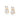 GOLD EARRING WITH ZIRCONIA