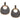 GOLD EARRING WITH ZIRCONIA
