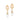 GOLD EARRING WITH ZIRCONIA AND STONE