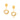 GOLD EARRING WITH ZIRCONIA