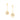 GOLD EARRING WITH PEARL AND ZIRCONIA