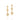 GOLD EARRING WITH ZIRCONIA