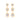GOLD EARRING WITH ZIRCONIA