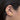 GOLD PLATED EARRING WITH ZIR