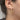 GOLD PLATED EARRING WITH  ZIR