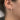 GOLD PLATED EARRING WITH  ZIR