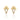 GOLD EARRING WITH CRYSTAL AND ZIRCONIA