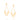 GOLD EARRING WITH ZIRCONIA