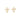 GOLD EARRING WITH ZIRCONIA