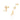 GOLD EARRING WITH ZIRCONIA