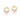 GOLD EARRING WITH ZIRCONIA