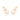 GOLD THREE HEARTS EARRING