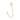 GOLD HEART EAR CUFF CHAIN