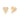 GOLD STONE HEART BUTTON EARRINGS