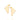 GOLD TRIANGLE BUTTON EARRINGS