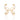 GOLD PLATED EARRING WITH ZIRCONIA