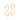 GOLD DOUBLE DROP MAXI EARRINGS