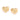 GOLD LINE OF LOVE BUTTON EARRINGS