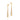 GOLD PLATED DROPLET PENDULUM EARRINGS