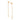 GOLD LOVE LETTER CHAIN EARRINGS