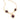 GOLD CHAIN WITH CRYSTAL AND ZIRCONIA
