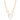 GOLD CHAIN WITH ZIRCONIA AND STONE